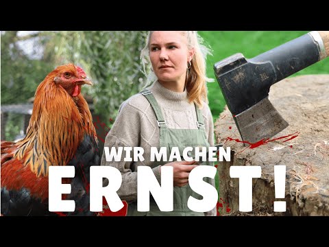Nichts für schwache Nerven! Wir schlachten unsere Hähne 🐓🪓