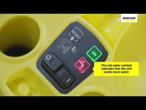 Karcher SC3 Steam Cleaner - What Do The Lights Indicate