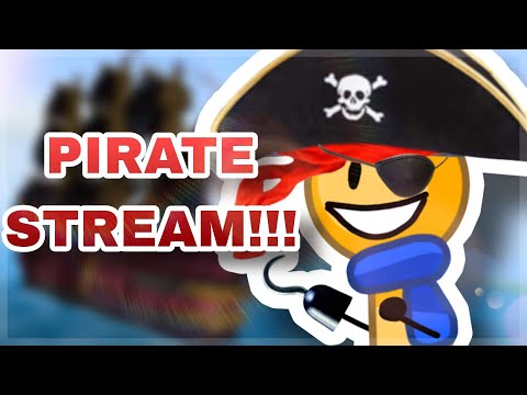 [LIVE] Building a Pirate Ship in Minecraft (YAAARRRR)