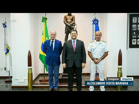 Davi Alcolumbre visita Comando da Marinha e reforça respeito mútuo