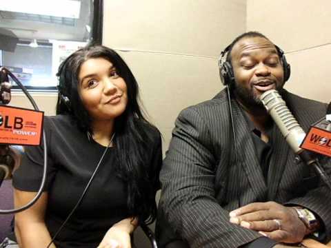 Baltimore Soul Singer Marcell Russell and his new bride Vanessa, WOLB w/ Doni Glover