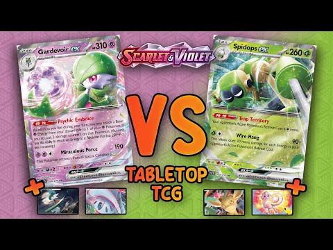 Gardevoir ex VS Spidops ex | Scarlet and Violet Tabletop TCG
