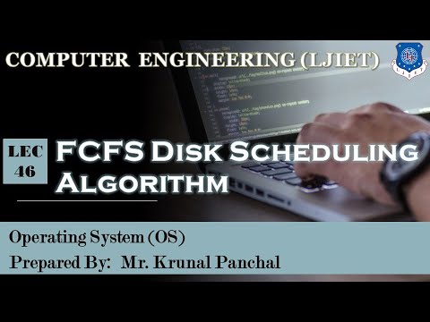Lect-46 FCFS Disk Scheduling Algorithm | Operating System | Computer Engineering