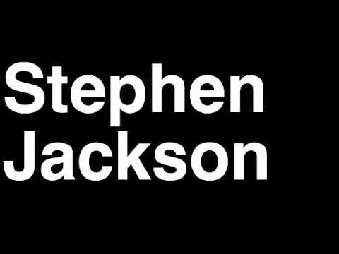 How to Pronounce Stephen Jackson Milwaukee Bucks NBA Basketball Player Runforthecube