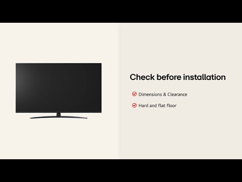 LG NanoCell TV : Installation Guide – NanoCell81 55