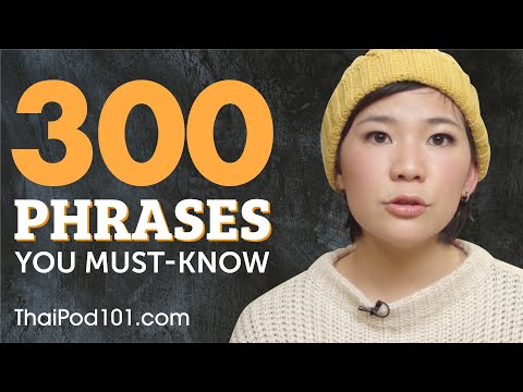 300 Phrases Every Thai Beginner Must Know