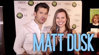 Interview with MATT DUSK at OMDC's Juno Nomination Party