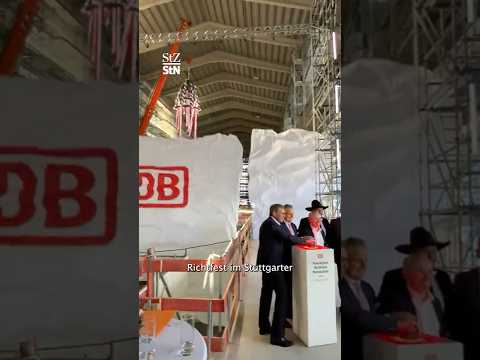 Große Zeremonie für Stuttgart 21: Bonatzbau feiert Richtfest