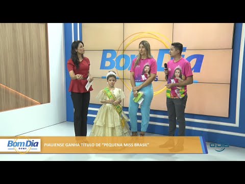 Piauiense ganha título de “Pequena Miss Brasil” 24 03 2022