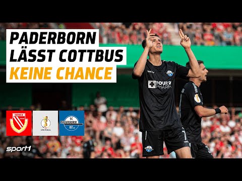 Energie Cottbus - SC Paderborn 07 | DFB-Pokal 1. Runde Tore und Highlights