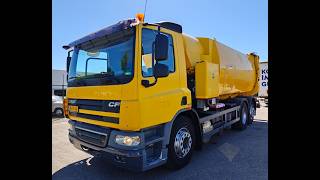 Camion-benne DAF FAN CF75 6x2 Day Cab Euro5 EEV - Haller Side Loader Garbage Truc | Image 4 - Autoline