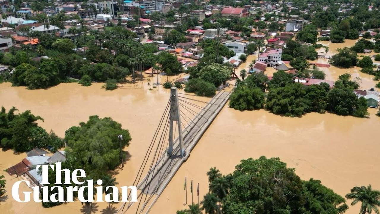 Floods submerge cities in central South America after extreme rainfall