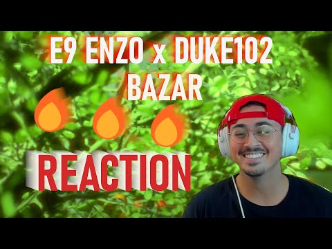E9 ENZO x DUKE102 - BAZAR REACTION/REAKCJA #reactionvideo  #polishdrill #poland #rap #reaction