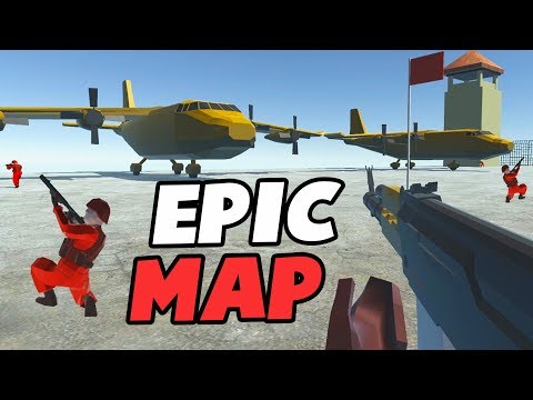 EPIC New Map, GIANT FORT & Beach Defense (Ravnefield New Update Gameplay)