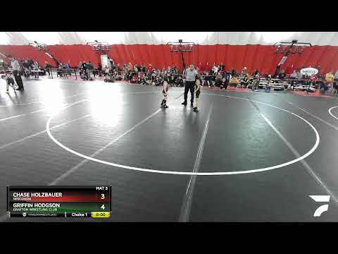 58-59 Lbs Round 2 - Chase Holzbauer, Wisconsin Vs Griffin Hodgson, Grafton Wrestling Club Dbc2