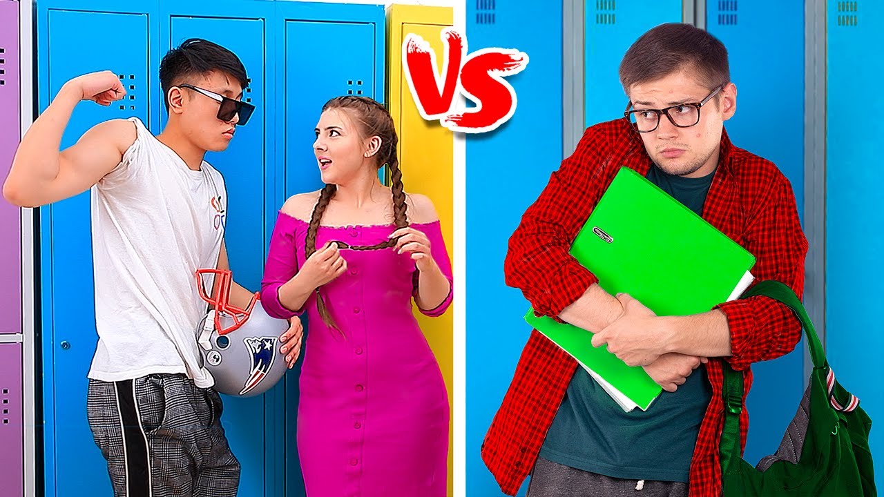 Jock vs Nerd Pranks! College Prank Wars!