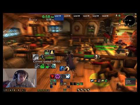 1-60 Speedrun trough Quests  in 6:33:43 as Human Monk