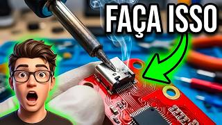 Trocar Conector Micro USB para TIPO C: Alto falante - Reaproveitar Conector de Aparelhos Mais Dicas