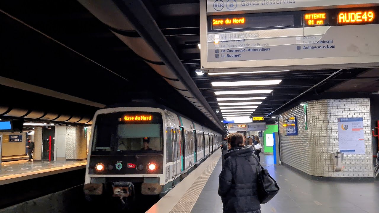RER B bloqué - Châtelet les Halles