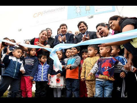 El Gobernador inauguró las obras de refacción y remodelación del Centro de Primera Infancia de Barrio Solidaridad