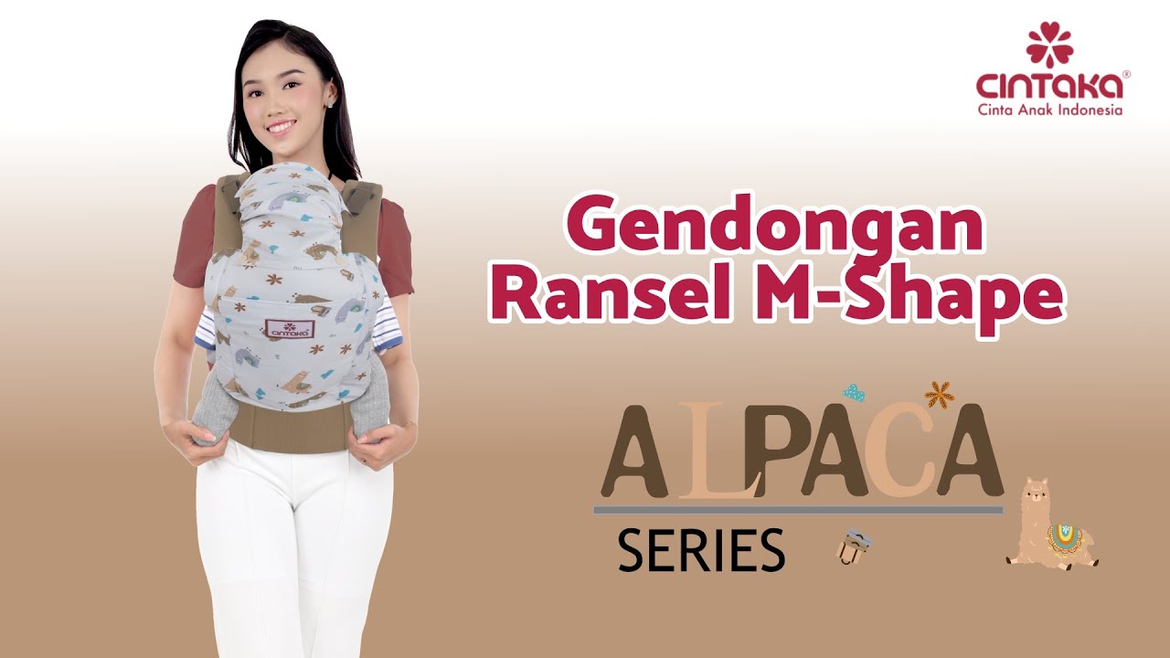 Gendongan Ransel M-Shape Alpaca Series CBG3435