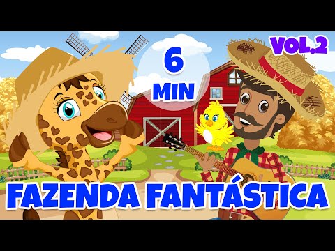 Fazenda Fantástica Vol.2 - Giramille 6 min | Desenho Animado Musical