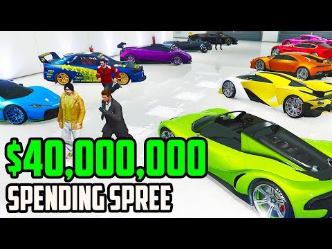 GTA 5 Online $40,000,000 Money Spending SPREE (Arena War NEW DLC)