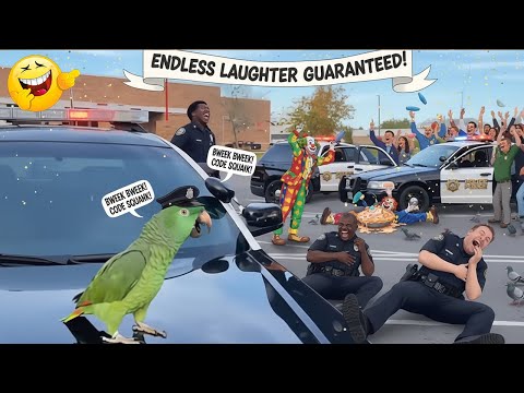 You Won't Believe How Funny Talking Parrots ROAST Police P2