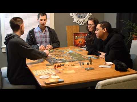 Board Game Tourny - Legends of Andor Gameplay