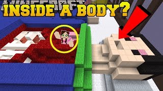 Minecraft: GOING INSIDE A BODY?!? - Crack The Brain - Custom Map [2]