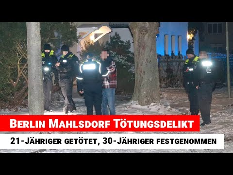 Berlin Mahlsdorf homicide – 21-year-old killed, 30-year-old arrested