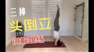 十分钟学头倒立 手肘头倒立 三角头倒立 教学 序列流动 流瑜伽 技巧讲解分享