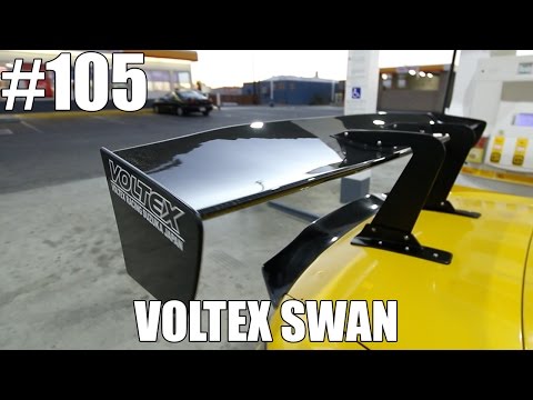 $2,400 VOLTEX SWAN NECK SPOILER INSTALL