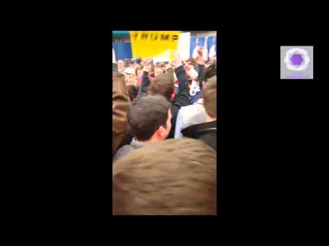 Whistle Blowing Protesters Kicked Out Of Iowa City Trump Rally