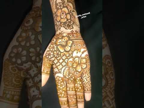 Floral henna for beginners #henna #mehndidesign #mehndiart #video #flowers #trending #tutorial
