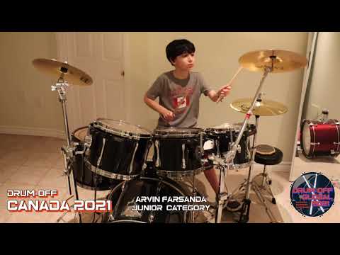 Drum-Off CANADA 2021 - ARVIN FARSANDAJ - 8 - Junior category