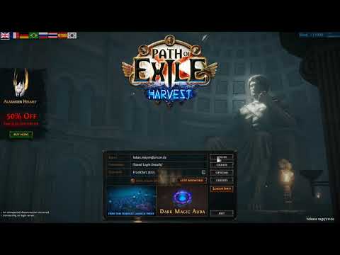 Path of Exile - Harvest SSFHC - Freezing Strongbox Close Call