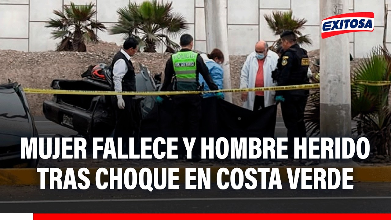 🔴🔵 Fatal accidente en Costa Verde: Mujer muere y hombre queda grave tras aparatoso choque