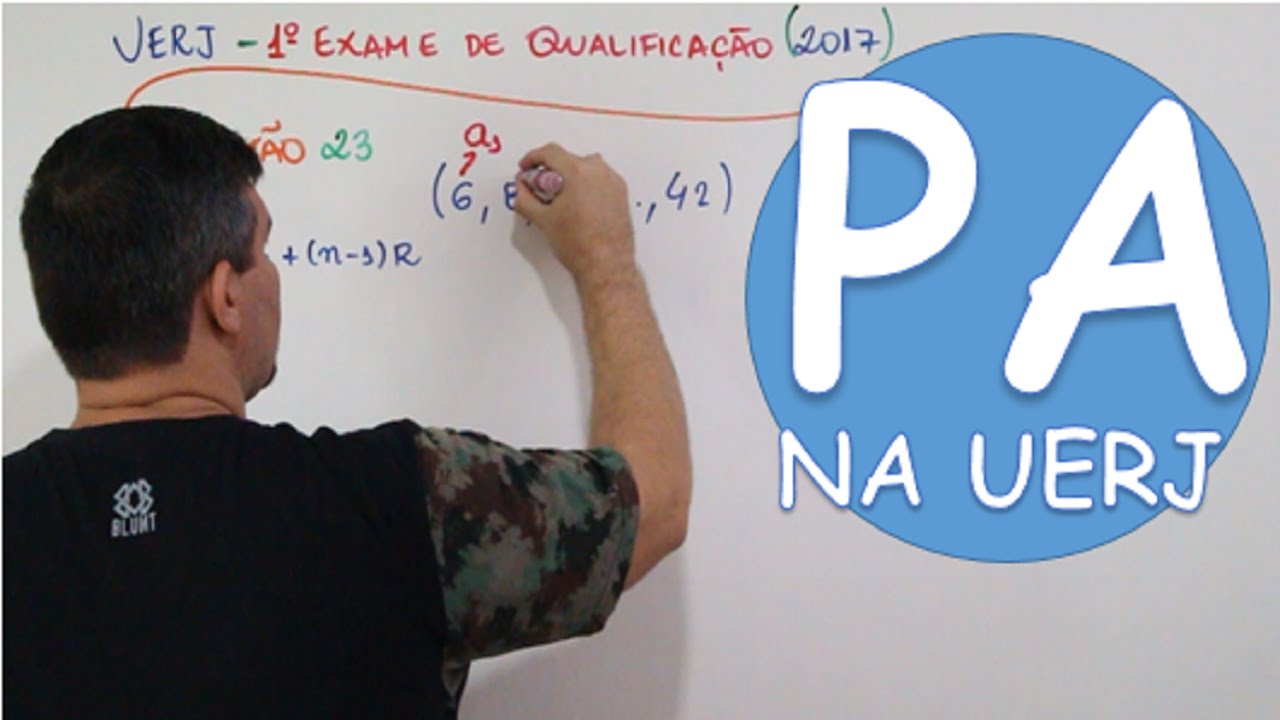 P.A. PROGRESSÃO ARITMÉTICA NA UERJ