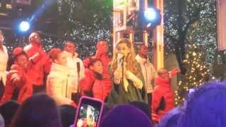 Ariana Grande performing Love is Everything (first attempt)