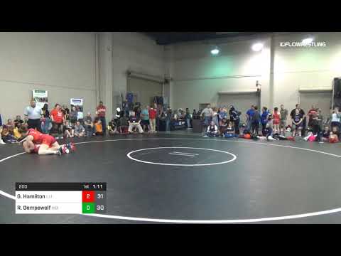 200 Lbs Rr Rnd 1 Gabrielle Hamilton Illinois Dual Vs Riley Dempewolf Indiana Draw