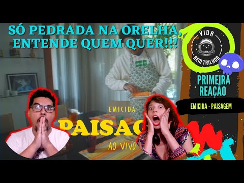 Roqueiros Reagindo a RAP - Emicida | Paisagem [PRIMEIRA REAÇÃO VIDA SEM TRILHOS]