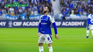 JOGANDO AO - PES 21 -CRUZEIRO X BOTAFOGO| | JOGO DE HOJE| pes 21 Gameplay ps4
