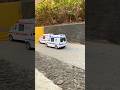 Police Ambulance Van Mini Vehicles Moving In City Street Diecast Car Action RCcars Ambulance