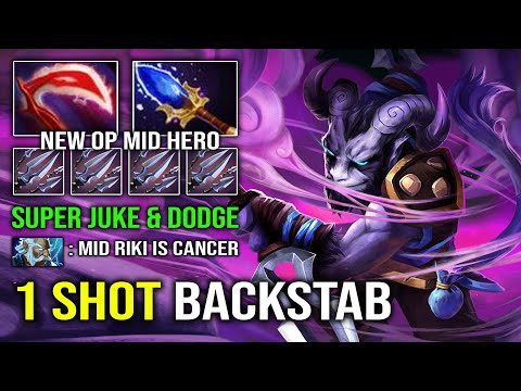 RIKI MID IS CANCER 1 Shot Desolator Backstab Insane Dodge & Juke Hardest Carry Dota 2
