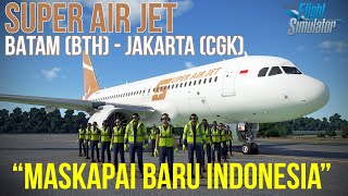 Super Air Jet Airbus A320 video