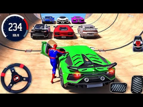 Super Crazy Mega Ramp GT Car Racing - Crazy Superhero Ramp Car Stunt Racing - Android GamePlay