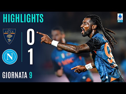 Video highlights della Lecce vs Napoli (0 a 1) - Giornata 9 - Fantacalcio e fantamedie