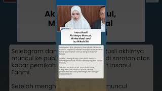 Inara Rusli Akhirnya Muncul ke Publik, Minta Maaf meski Tak Jawab Isu Nikah Siri dan Perselingkuhan