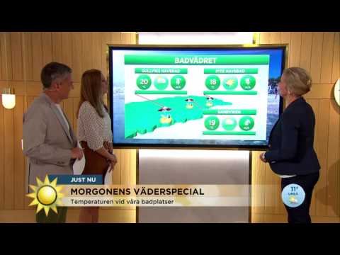 Väderspecial: "Norrlänningarna får mest dramatik" - Nyhetsmorgon (TV4)